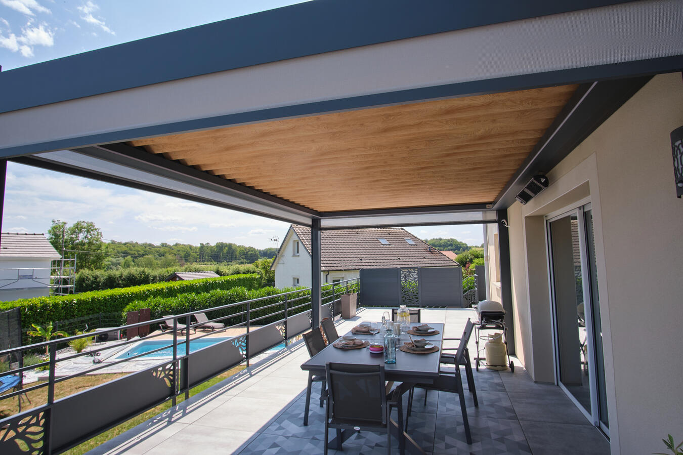 Pergola vue intérieure